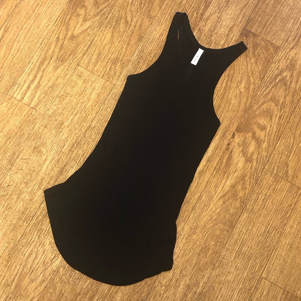 Aritzia Babaton Bowery Black Ribbed Tank Top Size XS